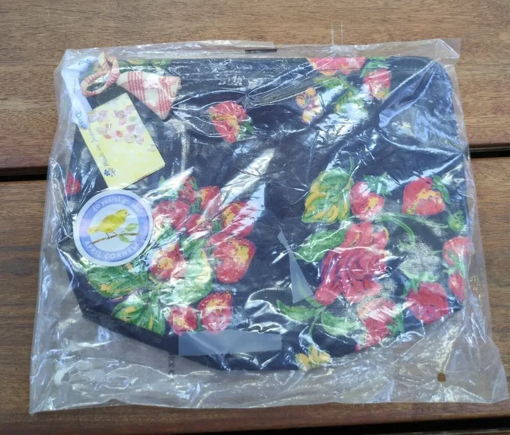 April Cornell Cosmetic Bag Floral Makeup Toiletry Travel Pouch New Boutique